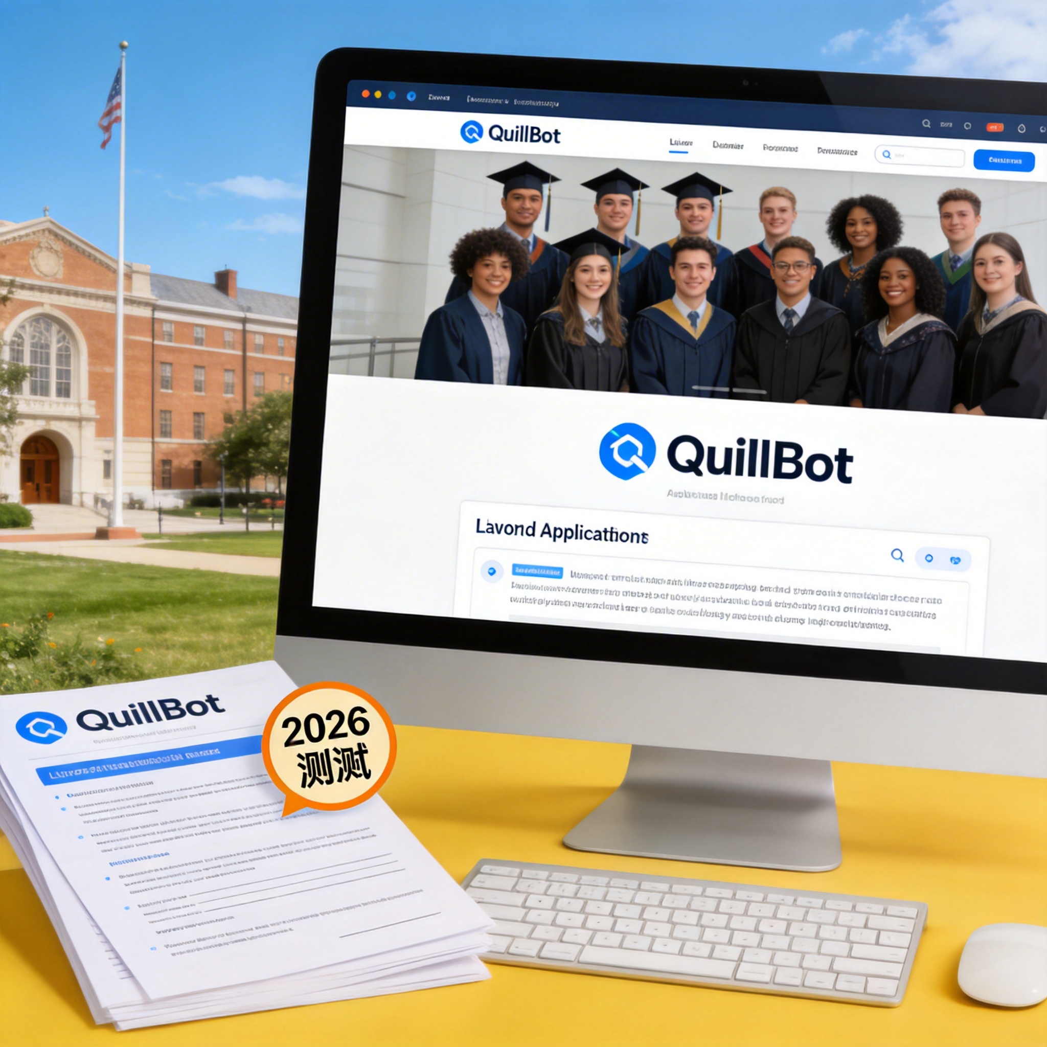 QuillBot改写留学文书实测:8种模式+2026数据,优缺点全解析